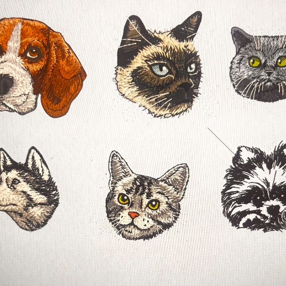 Personalized Embroidered Dog Bath Towels with your dog's name. Paws off. - Picture 4 of 9